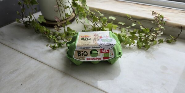 Ovos Matinados BIO Caixa de 6 M/L